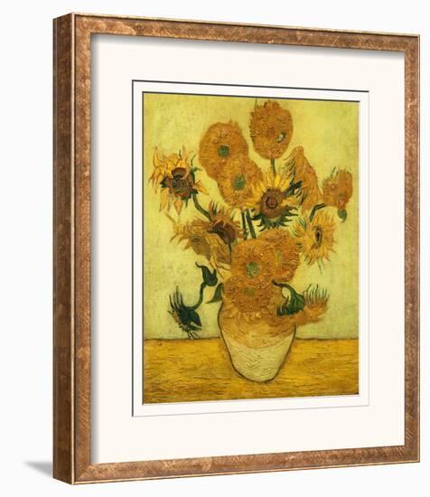 Sunflowers-Vincent van Gogh-Framed Giclee Print