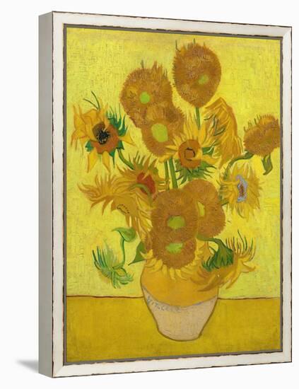 Sunflowers-Vincent van Gogh-Framed Stretched Canvas