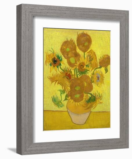 Sunflowers-Vincent van Gogh-Framed Art Print