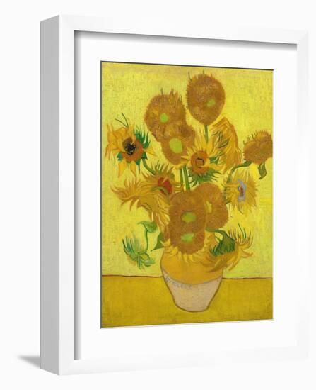 Sunflowers-Vincent van Gogh-Framed Art Print