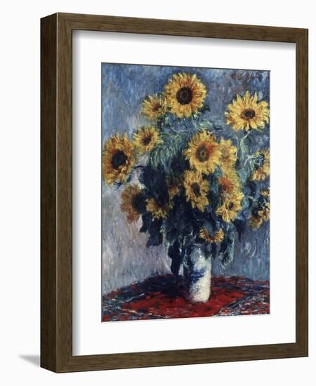 Sunflowers-Claude Monet-Framed Giclee Print