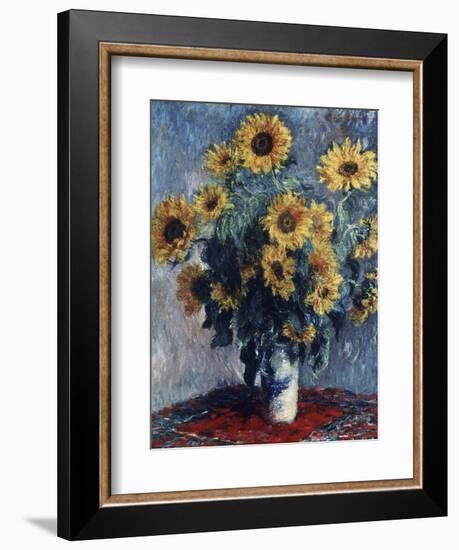 Sunflowers-Claude Monet-Framed Giclee Print