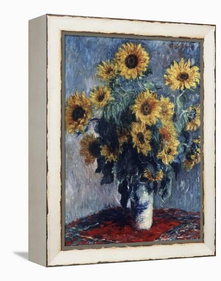 Sunflowers-Claude Monet-Framed Premier Image Canvas