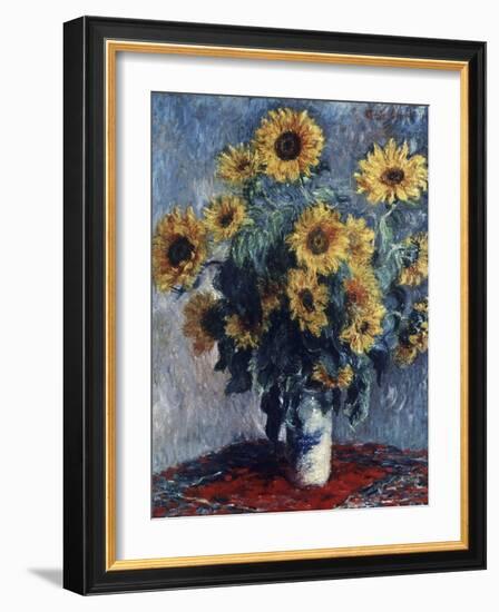 Sunflowers-Claude Monet-Framed Giclee Print