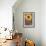 Sunflowers-null-Framed Art Print displayed on a wall