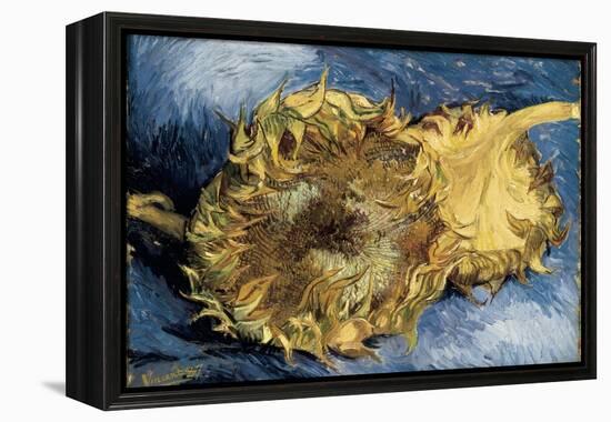 Sunflowers-Vincent van Gogh-Framed Stretched Canvas