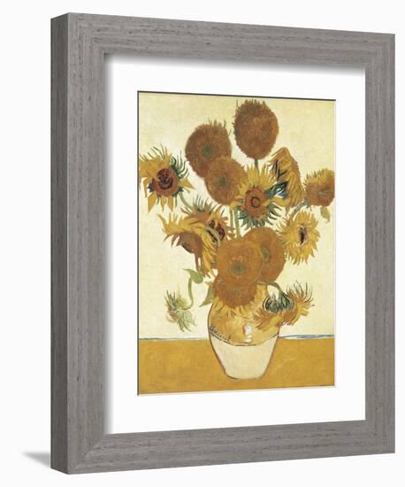 Sunflowers-Vincent van Gogh-Framed Art Print