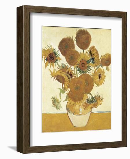 Sunflowers-Vincent van Gogh-Framed Art Print