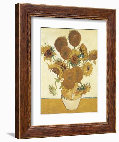 Sunflowers-Vincent van Gogh-Framed Art Print