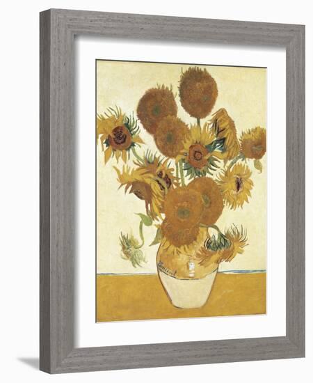 Sunflowers-Vincent van Gogh-Framed Art Print