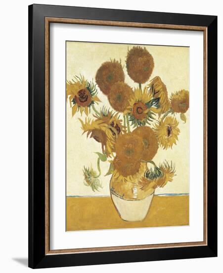 Sunflowers-Vincent van Gogh-Framed Art Print