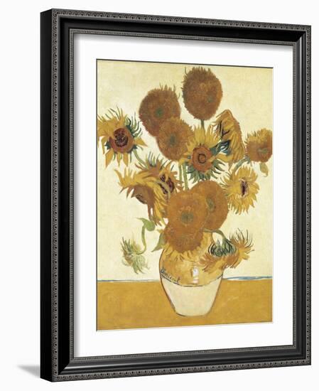 Sunflowers-Vincent van Gogh-Framed Art Print