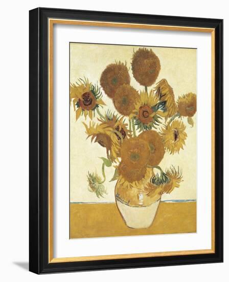 Sunflowers-Vincent van Gogh-Framed Art Print