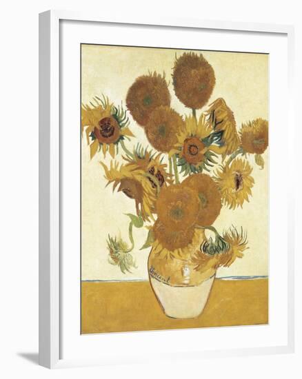 Sunflowers-Vincent van Gogh-Framed Premium Giclee Print