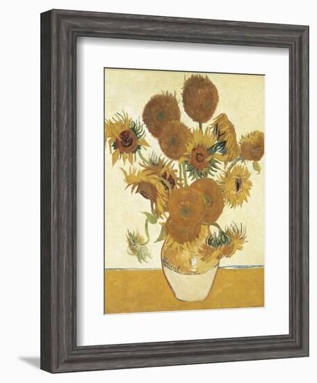 Sunflowers-Vincent van Gogh-Framed Premium Giclee Print