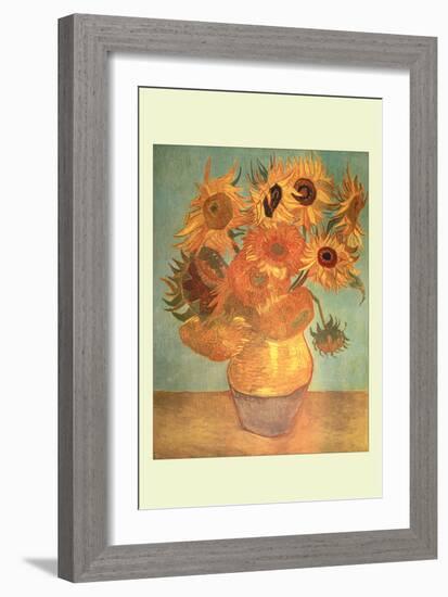 Sunflowers-Vincent van Gogh-Framed Art Print