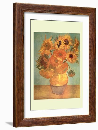 Sunflowers-Vincent van Gogh-Framed Art Print