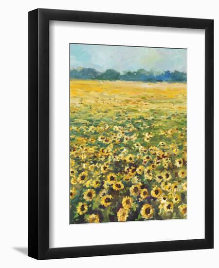 SUNFLOWERS-ALLAYN STEVENS-Framed Art Print