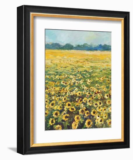 SUNFLOWERS-ALLAYN STEVENS-Framed Art Print