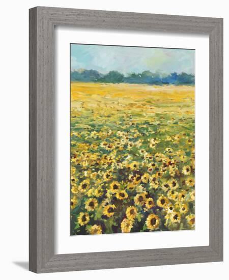 SUNFLOWERS-ALLAYN STEVENS-Framed Premium Giclee Print