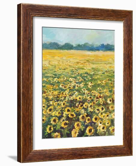 SUNFLOWERS-ALLAYN STEVENS-Framed Premium Giclee Print