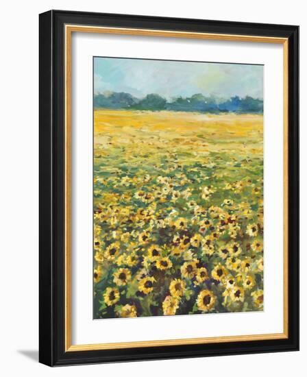 SUNFLOWERS-ALLAYN STEVENS-Framed Premium Giclee Print