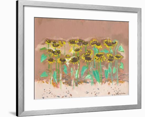 Sunflowers-David Alan Redpath Michie-Framed Giclee Print