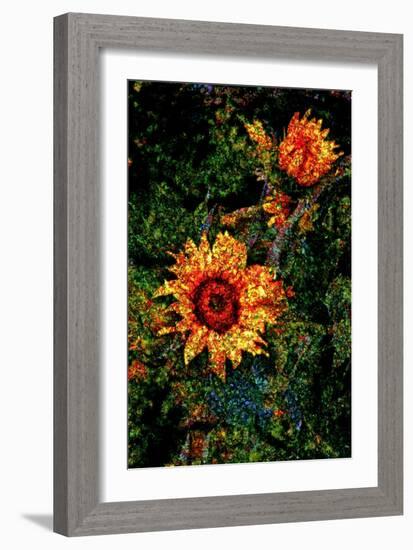 Sunflowers-Andre Burian-Framed Giclee Print