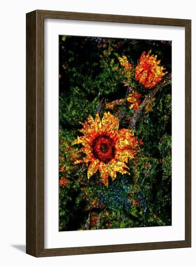 Sunflowers-Andre Burian-Framed Giclee Print