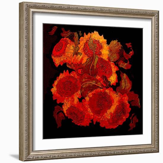 Sunflowers-Linda Arthurs-Framed Giclee Print
