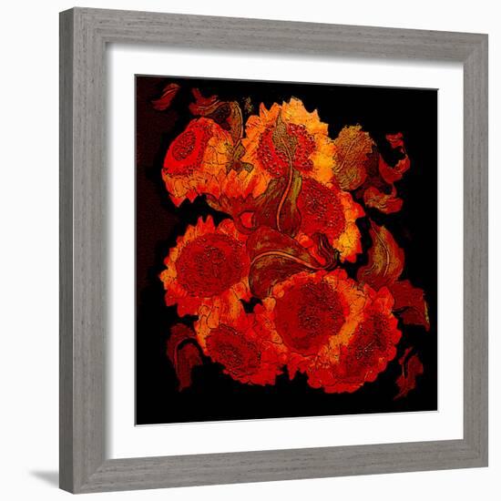 Sunflowers-Linda Arthurs-Framed Giclee Print