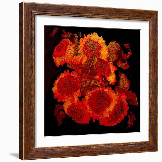 Sunflowers-Linda Arthurs-Framed Giclee Print