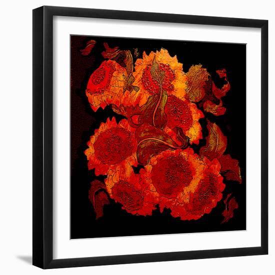 Sunflowers-Linda Arthurs-Framed Giclee Print