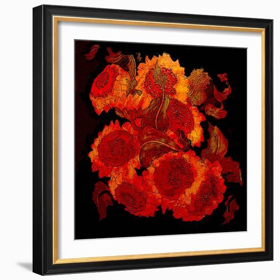 Sunflowers-Linda Arthurs-Framed Giclee Print