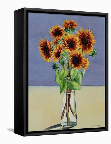 Sunflowers-Christopher Ryland-Framed Premier Image Canvas