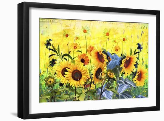 Sunflowers-Ata Alishahi-Framed Giclee Print
