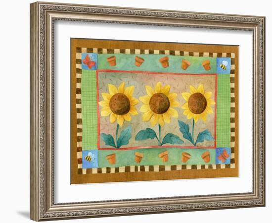 Sunflowers-Fiona Stokes-Gilbert-Framed Giclee Print