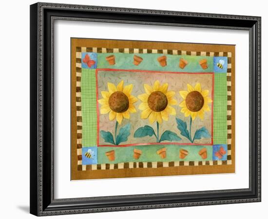 Sunflowers-Fiona Stokes-Gilbert-Framed Giclee Print