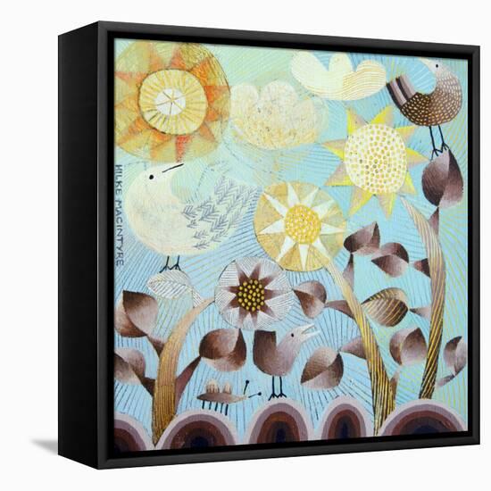 Sunflowers-Hilke Macintyre-Framed Premier Image Canvas