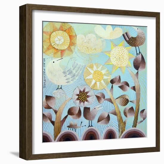 Sunflowers-Hilke Macintyre-Framed Giclee Print