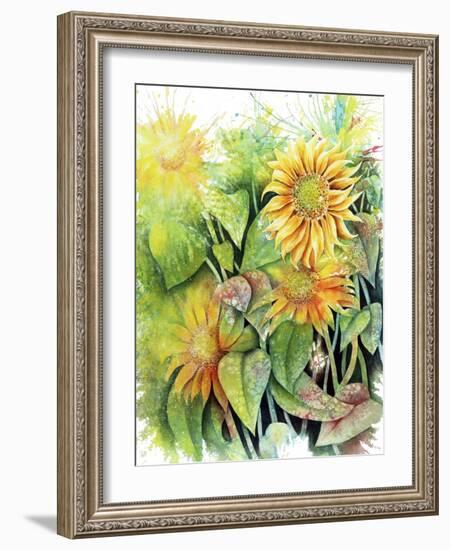 Sunflowers-Michelle Faber-Framed Giclee Print