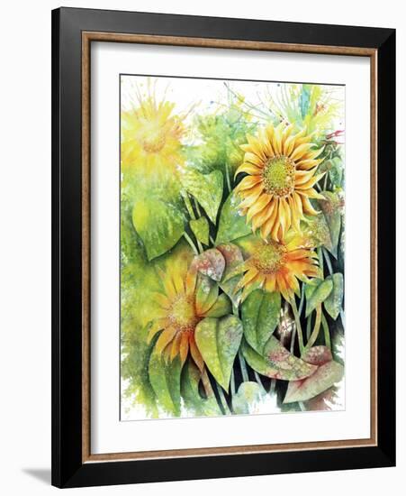 Sunflowers-Michelle Faber-Framed Giclee Print