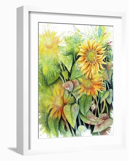 Sunflowers-Michelle Faber-Framed Giclee Print