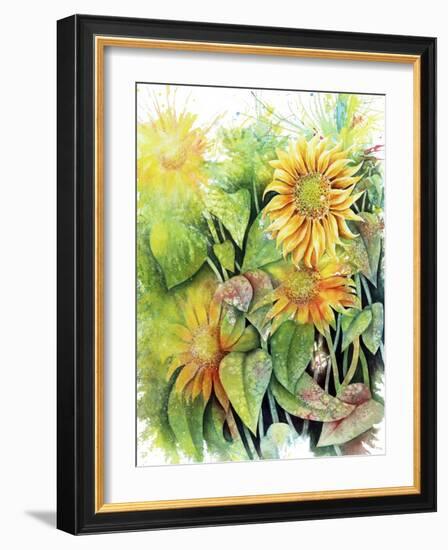 Sunflowers-Michelle Faber-Framed Giclee Print