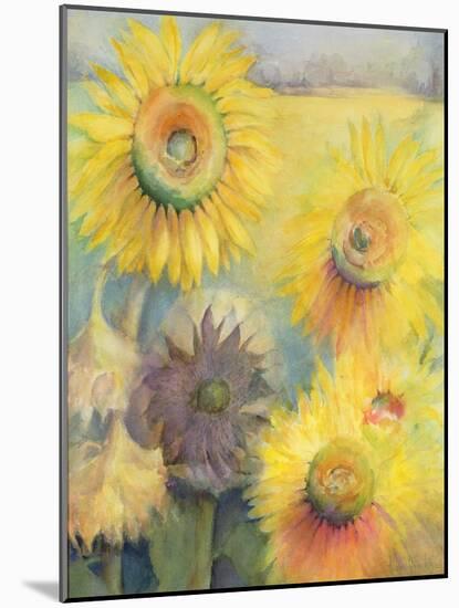 Sunflowers-Karen Armitage-Mounted Giclee Print