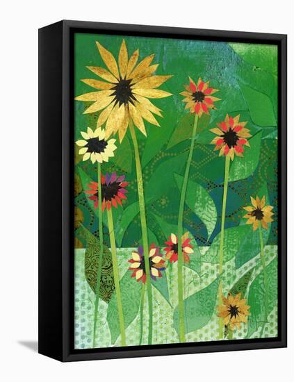 Sunflowers-Jenny McGee-Framed Stretched Canvas