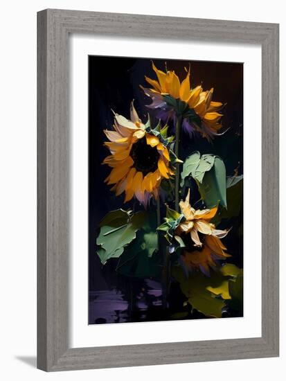 Sunflowers-Vivienne Dupont-Framed Art Print