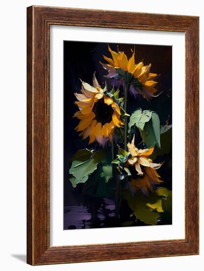 Sunflowers-Vivienne Dupont-Framed Art Print