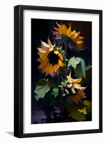 Sunflowers-Vivienne Dupont-Framed Art Print