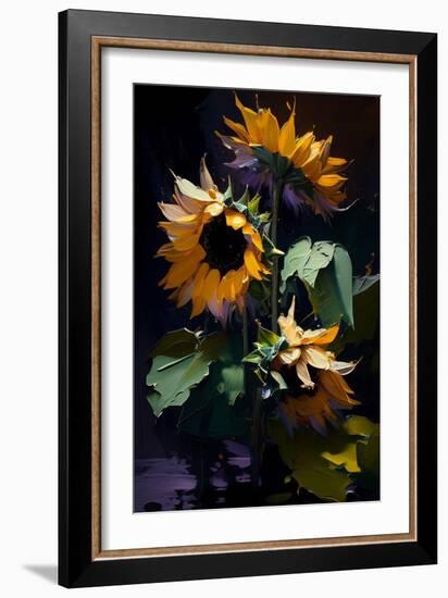 Sunflowers-Vivienne Dupont-Framed Art Print